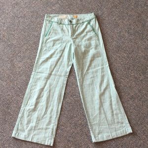 PILCRO AND THE LETTER PRESS Mint Green Pants